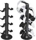 Controller & Headset Holder Stand for Desk, with Charger Cable Organizer Headphone Stand for PS5/ Xbox/ PS4/ Switch, Metal Base Controller Hanger Hook for Storage Earphones, Game Console, Mobile Phone by KOSKER