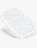 Vaydeer Clear Gel Elbow Pad for Desk, Ergonomic Arm Rest Cushion | Desk Wrist Rest for Keyboard and Mouse, Keyboard Wrist Pad for Computer and Laptop Typing, Gaming and Office Crystal Clear by Vaydeer