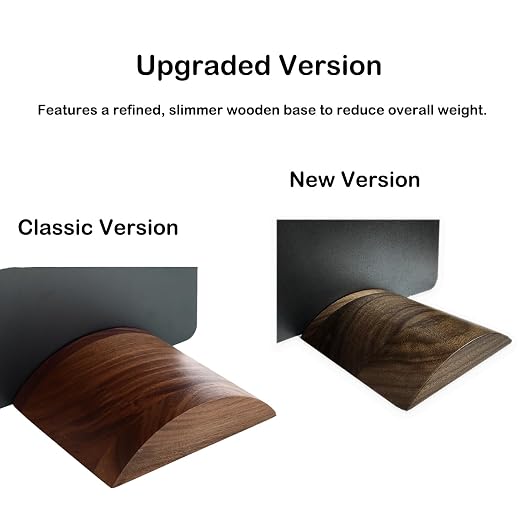 NIRVASH Walnut VR Headset Wall Mount Holder, Wood VR Wall Stand Storage Hook Compatible with Meta/Oculus Quest 3, 2, 3S, Vive Display Hanger, Game Room Decor Vintage Gift Organizer Shelf (No Charger) - Image 6