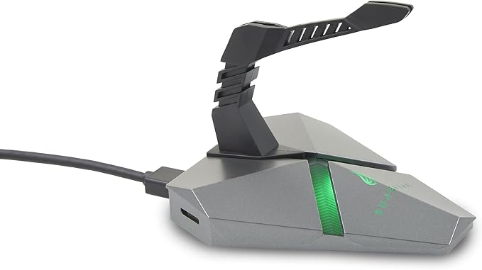 SureFire Axis Gaming Mouse Bungee Hub - 3X USB 3.2 GEN 1 Ports - Mouse Cable Holder Gaming - Mouse Bungee RGB - microSD - Cable-Holder Mouse - PC & Notebook - Gaming USB-hub I Powered by Verbatim - Image 7