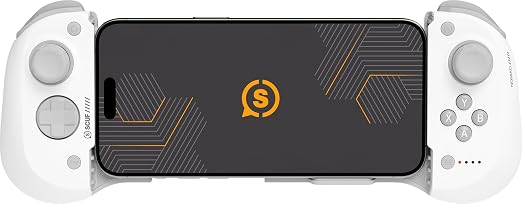 SCUF NOMAD Wireless iPhone Mobile Gaming Controller – Customizable Paddles – Anti-Drift Thumbsticks – Bluetooth 5.0 Connectivity – PS Remote, Xbox Game Pass, Apple Arcade, Steam Link – White by SCUF