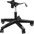 Frassie 28" Gaming Chair Base Replacement Set with Plate, Cylinder, Wheels | Heavy Duty Nylon Gamer Chair Base Replace Kit with 5 Casters Grey by Frassie