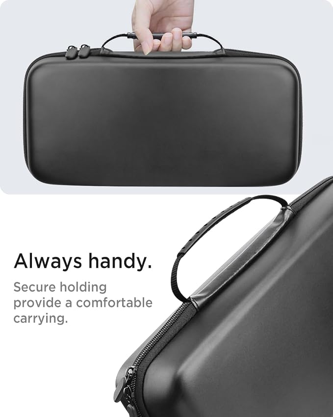 Miimall Hard Carrying Case Compatible with Rog Xbox Ally X, Drop-Proof and Shockproof EVA Protective Carry Bag with Large Capacity for Xbox Rog Ally X Gaming Handheld Console and Accessories - Image 7