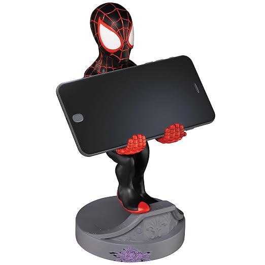 Exquisite Gaming Cable Guy - Marvel Spiderverse: Miles Morales Spiderman - Charging Controller and Device Holder - Toy - Xbox 360 - Image 10