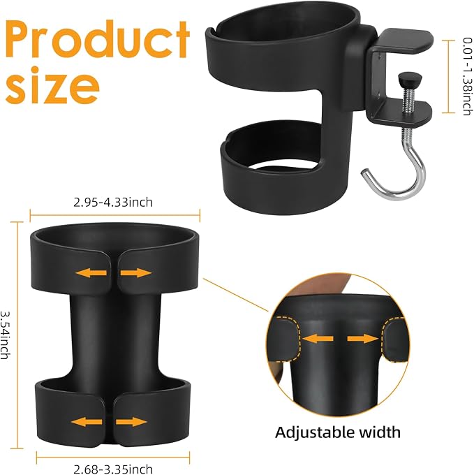 Desk Cup Holder Compatible with Stanley, Owala,Sinple Midern & Hydroflask - Image 4