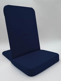 Original BackJack-Made in THE USA- Extra Large Tough Duck Navy Lightweight Floor Seating Chair for Gaming, Families, Parents, Daycare, Back Support, Reading, Yoga, Meditation, Dorm by BACKJACK+BJI