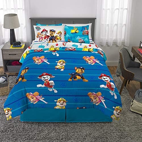 Franco Kids Bedding Super Soft Comforter and Sheet Set with Sham, 7 Piece Full Size, Paw Patrol - Image 5