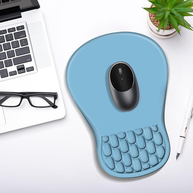 YIWEI Ergonomic Mouse Pad with Wrist Rest for Carpal Tunnel Pain Relief - Image 7