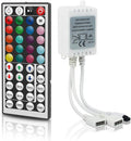44 Key RGB LED Strip Light Remote Controller, Low Voltage LED IR Remote by Taoellen