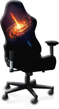 Gaming Chair Covers, 3D Printing Stretch Fit Scratch Resistant | Easy to install, Soft Breathable, Cat Scratch Proof, Washable Gaming Chair Seat Cover with Armrest Cover (No Chairs)(F) by Unknown