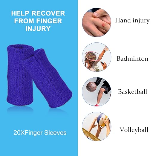 Finger Compression Sleeves, 10 Pcs - Image 6