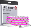 BTF-LIGHTING 5V USB COB LED Strip Lights 6.56FT Purple Color for TV by BTF-LIGHTING