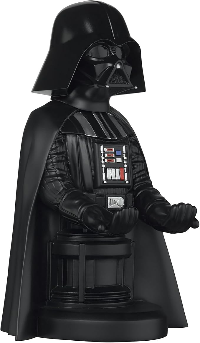 Exquisite Gaming: Star Wars: Darth Vader - Original Mobile Phone & Gaming Controller Holder, Device Stand, Cable Guys, Licensed Figure (Multi-colored) - Image 7