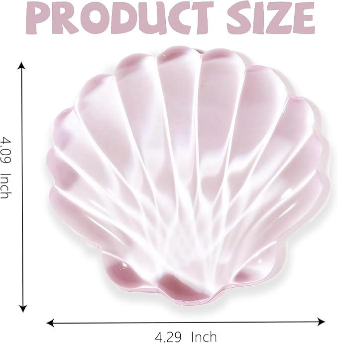 Gel Wrist Rest for Keyboard and Mouse Pink Transparent Shell Keyboard Wrist Rest Ergonomic Cute Pink Clear Cool Seashell Mouse Wrist Pad Silicone Non-Slip Support for Computer Gaming Home Office - Image 2