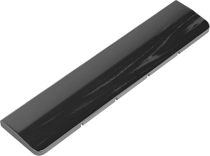 Faluber Wooden Wrist Rest Black Lacquered, 14.2-inch Length and 20mm Thickness for Tenkeyless Keyboard, Ergonomic Palm Rest for Mechanical Keyboard, Stain Resistant (Tenkeyless-360mm, Black Lacquered) by Faluber