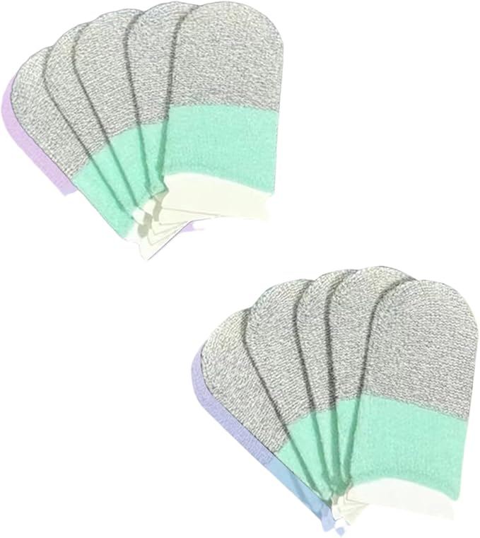 10 Pack Color Obstructed Esports Finger Gauntlets Carbonfiber Construction Strengthened Physical Response Breathable Competitive Gaming Finger Sleeves by Unknown