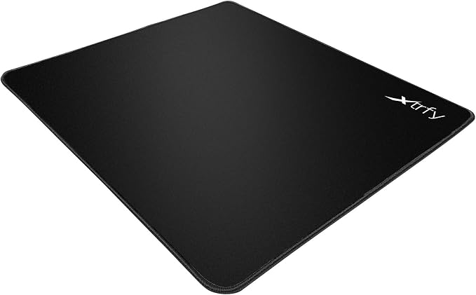 XTRFY GP2, Large Fabric Gaming Mouse Pad (460 x 400 x 4 mm), Precision with Every Mouse Motion, Stitched Edges, Non-Slip Base Machine-Washable, Black - Image 2