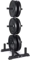 CAP 2-inch Olympic Bumper Plate Weight Set | 100-370 lbs | Multiple Colors | Storage Rack Optional by CAP
