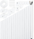 306in Cord Hider Kit, Cord Covers for Wires on Wall, Paintable Wire Cover for Cords, Cable Hider for Wall Mounted TV, White Cord Concealer, Cable Raceway Wire Management, 18x L17in x W0.95in x H0.55in by ZhiYo