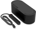 D-Line Cable Management Box with 6 AC Outlet 6ft Power Strip, Hide Extension Cords and Excess Wire Clutter, 16.5in (L) x 4.5in (H) x 5in (W) - Large, Black by D-LineUSAinc