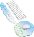 Cloud Keyboard Wrist Rest and Mouse Pad Set - Blue by CFHYZAZNCL