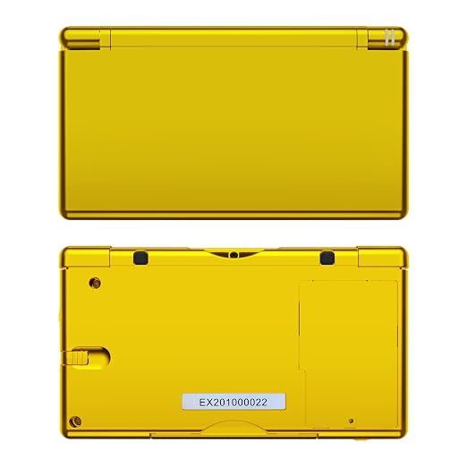 eXtremeRate Chrome Gold Replacement Full Housing Shell for Nintendo DS Lite, Custom Handheld Console Case Cover with Buttons, Screen Lens for Nintendo DS Lite NDSL - Console NOT Included - Image 5