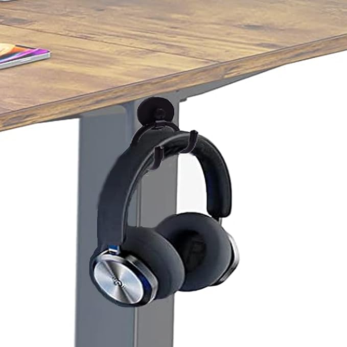 AUXPhome Magnetic Headset Holder up to 1 kg(2 lbs), Adjustable Headphone Holder Headphone Hanger Stand Headphone Hook for Computer/Gaming Headsets, Headphone - No Headsets by Unknown