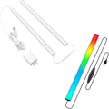 JUSJUBR 2pcs 12 Inch Plug-in Under Cabinet Lights and RGB Under Monitor Gaming Light by Jusjubr
