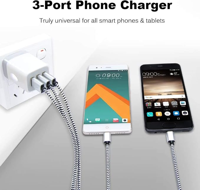 USB Charger Cubes, Wall Charger Adapter, Sicodo 3Pack Universal Travel 3.1A - Image 7