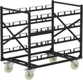 Stanchion Post Cart 12 Posts Ideal for High-Traffic Areas by DorBuphan