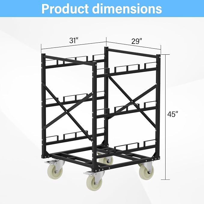 Stanchion Post Cart 6 Posts Ideal for High-Traffic Areas - Image 2