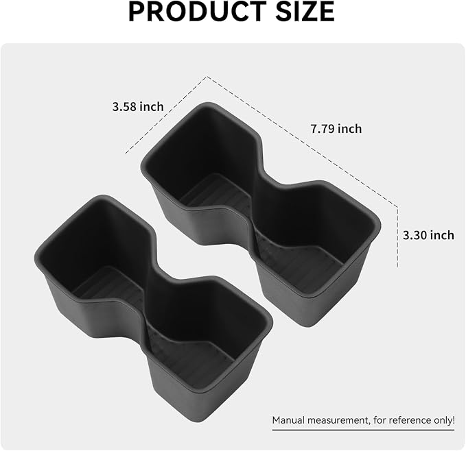LUCKEASY 3rd Row Side Cup Holders for Hyundai Santa Fe 6/7 Seat 2024-2026 - Image 7