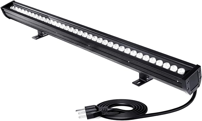 54W Outdoor Wall Washer Light Bars,6480 Lumen Super Bright 6000K Daylight White LED Wall Washer Light,IP67 Waterproof Heavy Duty Plug in LED Light Bars for Landscape Yard Building Lighting(40 Inch) by HNRLOY