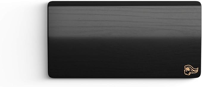 Glorious Gaming Wooden Mouse Wrist Rest - Onyx/Black - for Gaming Mice, Wood Ergonomic Palm Rest| 8x4x0.75 inches/19mm Thick (GV-M-Dark) by Glorious