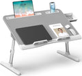 Laptop Desk for Bed, EVETTO X-Large Adjustable Laptop Table, Grey by EVETTO