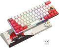 HITIME XVX M61 60% Mechanical Keyboard Wireless, Ultra-Compact 2.4G Rechargeable Gaming Keyboard, RGB Backlit Ergonomic, for Windows Mac PC Gamers(Izakaya Theme) by HITIME