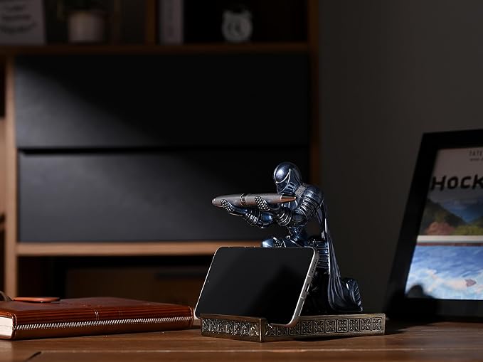 Windbreaker Soldier Knight Pen Holder Personalized Desk Accessory Blue - Image 5