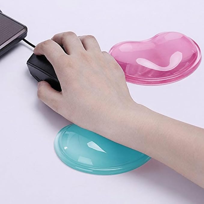 Ergonomic Gel Wrist Rest for Mouse, Computer Mouse Wrist Support for Arm Pain Relief, Heart-Shaped Cute Hand Wrist Cushion for Home and Office Working Gaming Anti-Fatigu - Image 7