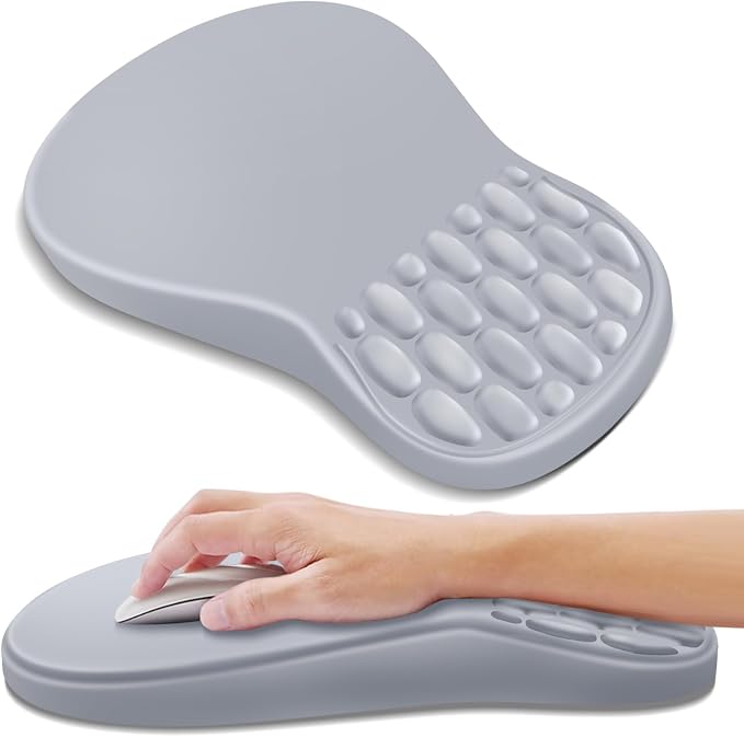 YIWEI Ergonomic Mouse Pad with Wrist Rest for Carpal Tunnel Pain Relief by Unknown