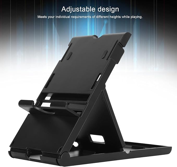 Yunseity Adjustable Foldable Stand Holder, Bracket Storage Base for Lite Game Console, with ABS Material and Dual Baffles, Compatible with Smartphones - Image 5