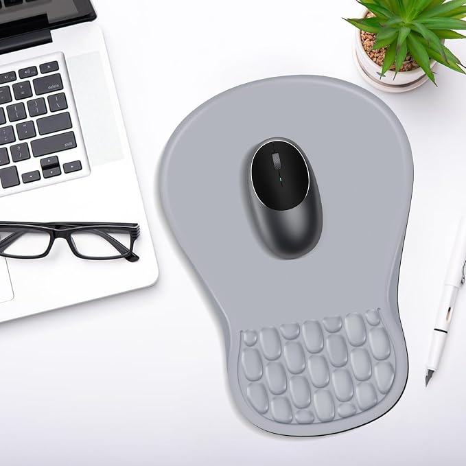YIWEI Ergonomic Mouse Pad with Wrist Rest for Carpal Tunnel Pain Relief - Image 7