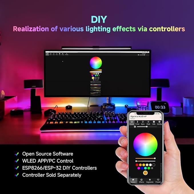 BTF-LIGHTING RGB+Cool White SK6812 LED Strip 16.4FT 300LED IP65 DC12V - Image 7