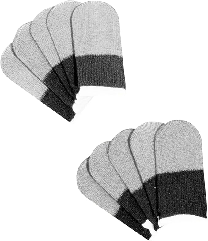 10 Pack Color Obstructed Esports Finger Gauntlets Carbonfiber Construction Strengthened Physical Response Breathable Competitive Gaming Finger Sleeves - Image 5