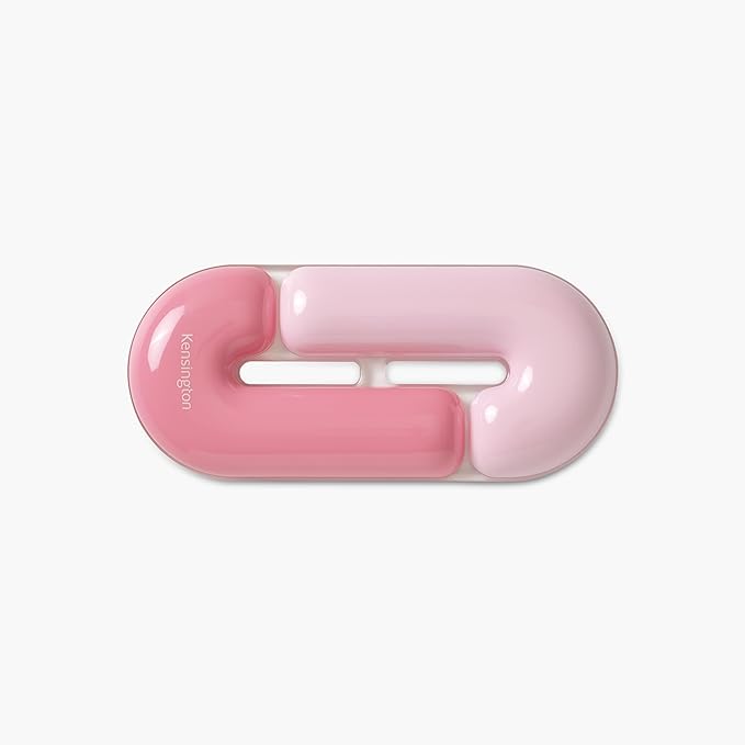 Kensington Gel Mouse Wrist Rest Support Cushion for Mice & Trackballs, Duo Gel Ergonomic Mouse Wrist Support for Pain Relief, Comfortable Non-Skid, Loop Pink 7.4" x 3.27" x 0.7" K62828WW by Unknown