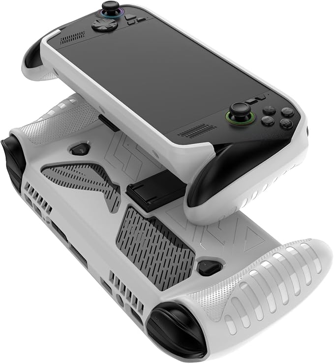 Protective Cover Case for ROG Xbox Ally X/Ally Gaming Handheld Console with Stand Base, Shockproof TPU Protector Cover for ROG Xbox Ally X Accessories (White) - Image 7