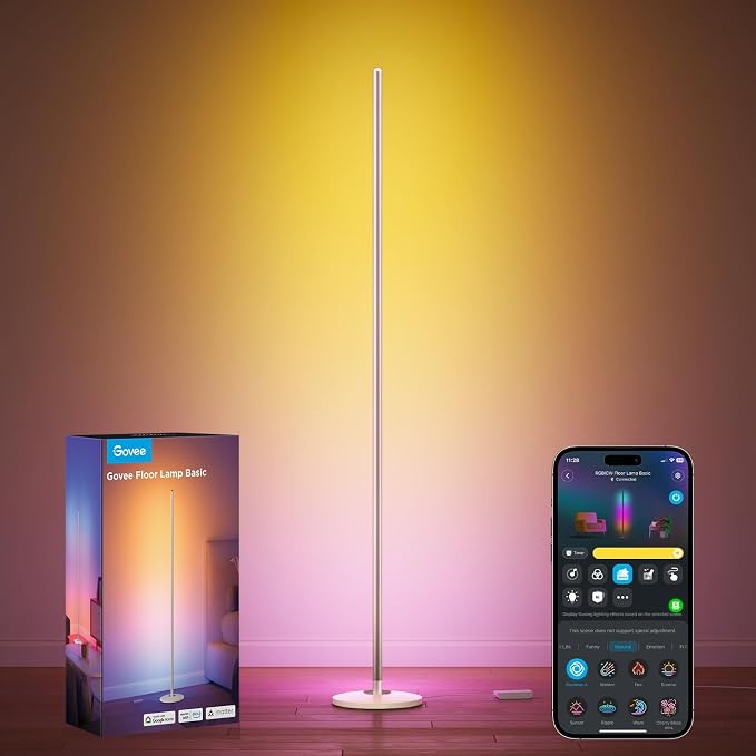 Govee RGBIC Floor Lamp Basic, 1000lm LED Corner Lamp by Unknown