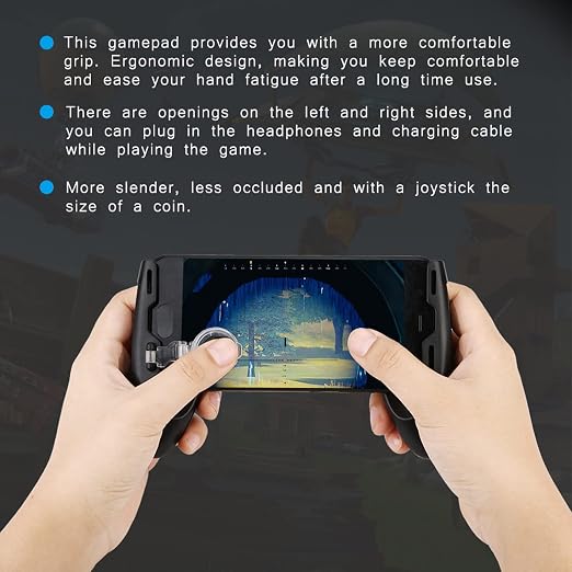 Portable Telescopic Phone Gamepad Holder for Android iOS Mobile Controller Play Game 3 in 1 Universal Gamepad Gaming Handheld with Stand and Kickstand Compatible with Gaming on Smartphone - Image 3