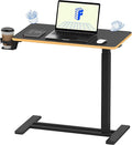 FLEXISPOT 28" Mobile Standing Desk Pneumatic Lift Computer Workstations by Unknown