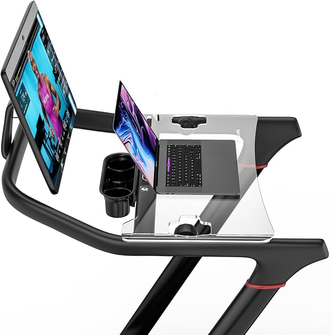 SELINA Laptop Tray for Peloton Tread | Treadmill Desk Tray & Phone Holder by SELINA
