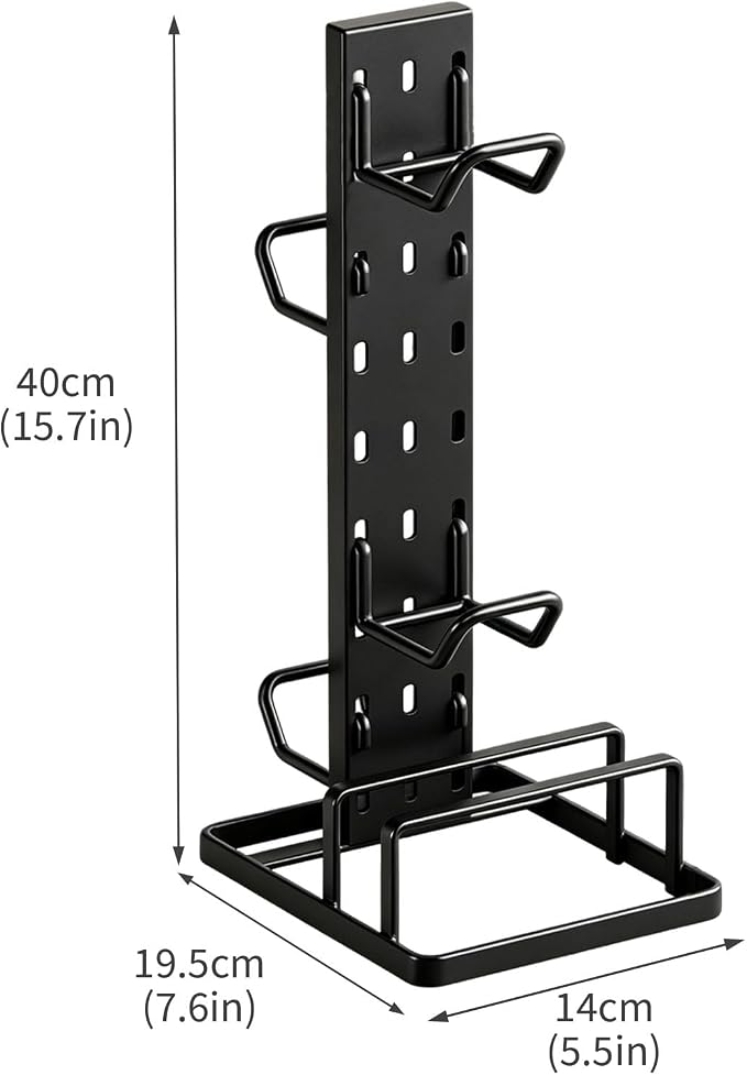 Headphone Stand with Controller Holder for Desk, Detachable Gaming Headset Organizer with Adjustable Hooks, Vertical Earphone Hanger for Game Controller, Phone, Desktop Accessories - Image 2
